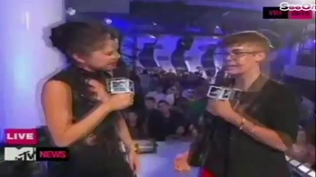 Selena Gomez Interviews Justin Bieber at MTV VMAs 2011 361