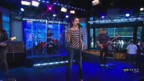 Aywr on GMA 111 - Selena Gomez - A Year Without Rain Good Morning America