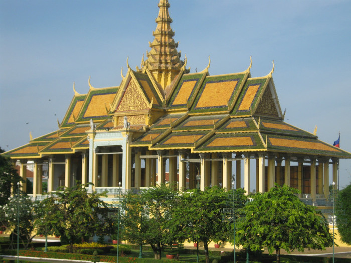 Palatul Regal - Sala tronului - Cambodgia