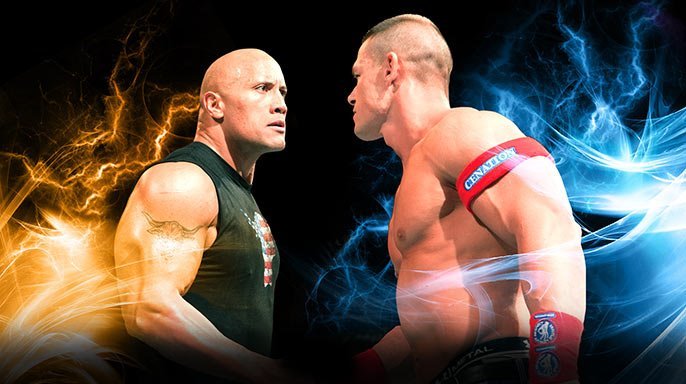 The Rock & Cena - WrestleMania XXVIII