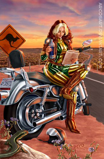 rogue_by_arcosart-d3go02e - super eroi si eroine