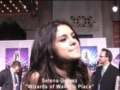 Selena Gomez at the Premiere for Hannah Montana Concert 023
