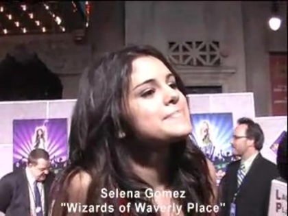 Selena Gomez at the Premiere for Hannah Montana Concert 024