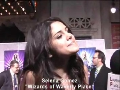 Selena Gomez at the Premiere for Hannah Montana Concert 025
