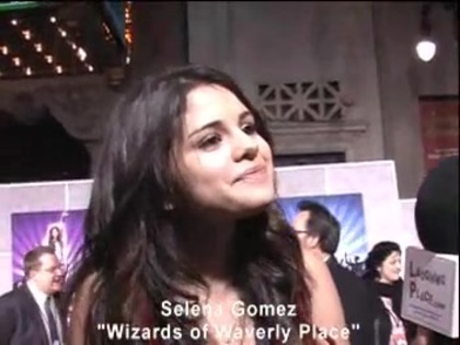Selena Gomez at the Premiere for Hannah Montana Concert 029