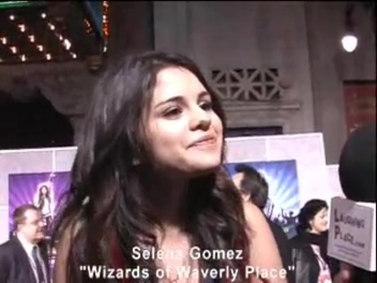 Selena Gomez at the Premiere for Hannah Montana Concert 030