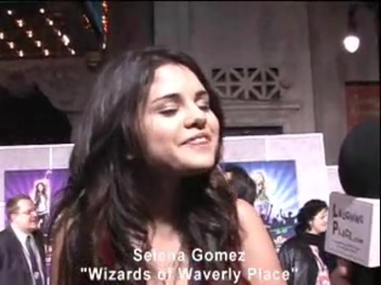 Selena Gomez at the Premiere for Hannah Montana Concert 031