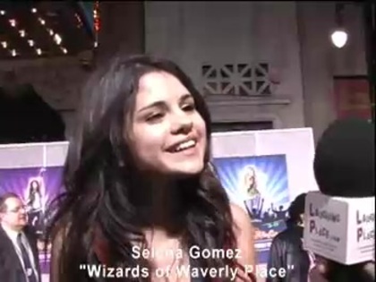 Selena Gomez at the Premiere for Hannah Montana Concert 033