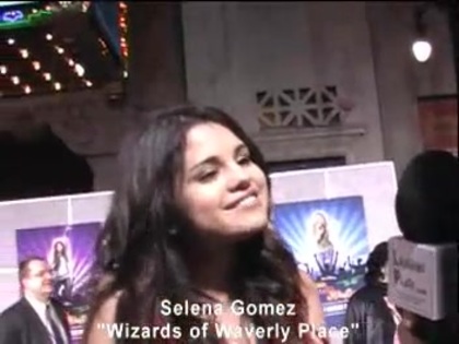 Selena Gomez at the Premiere for Hannah Montana Concert 040