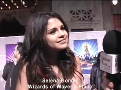 Selena Gomez at the Premiere for Hannah Montana Concert 045