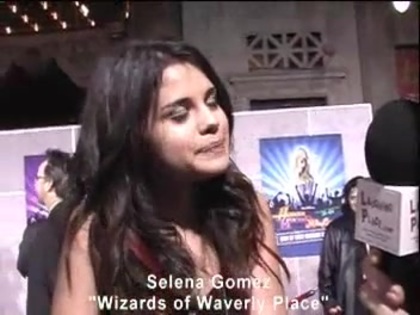 Selena Gomez at the Premiere for Hannah Montana Concert 047