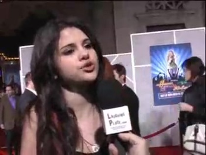 Selena Gomez at the Premiere for Hannah Montana Concert 189