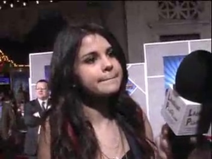 Selena Gomez at the Premiere for Hannah Montana Concert 209