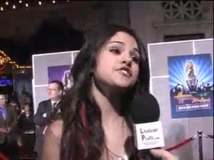 Selena Gomez at the Premiere for Hannah Montana Concert 220