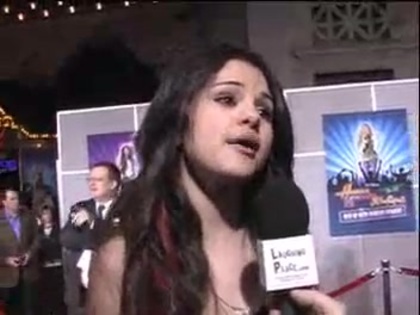 Selena Gomez at the Premiere for Hannah Montana Concert 224