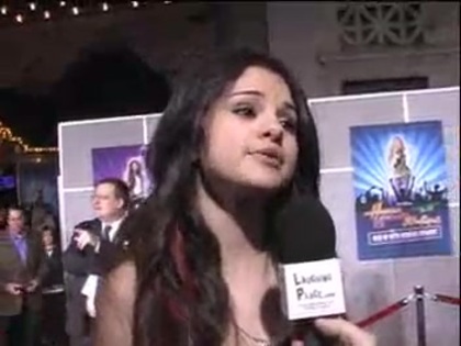 Selena Gomez at the Premiere for Hannah Montana Concert 225