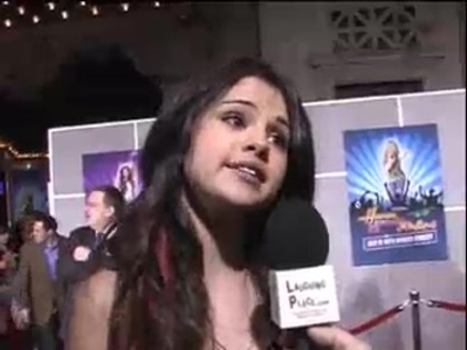 Selena Gomez at the Premiere for Hannah Montana Concert 232