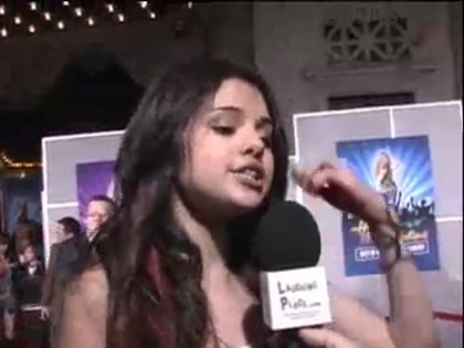 Selena Gomez at the Premiere for Hannah Montana Concert 237