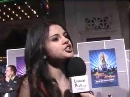 Selena Gomez at the Premiere for Hannah Montana Concert 249