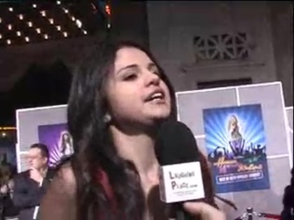 Selena Gomez at the Premiere for Hannah Montana Concert 255