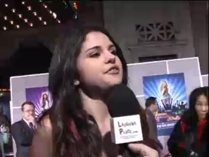 Selena Gomez at the Premiere for Hannah Montana Concert 258