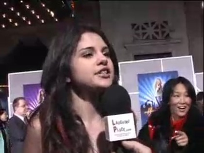Selena Gomez at the Premiere for Hannah Montana Concert 263