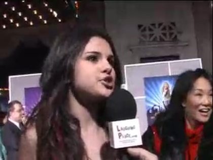 Selena Gomez at the Premiere for Hannah Montana Concert 267