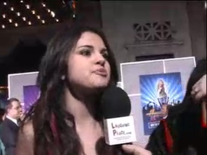 Selena Gomez at the Premiere for Hannah Montana Concert 269