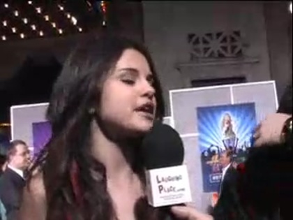 Selena Gomez at the Premiere for Hannah Montana Concert 270