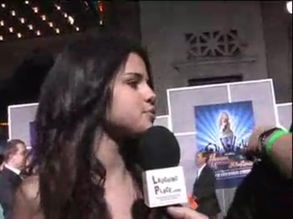 Selena Gomez at the Premiere for Hannah Montana Concert 272