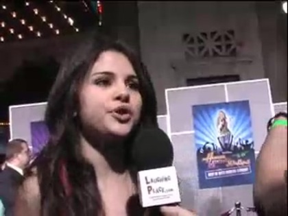 Selena Gomez at the Premiere for Hannah Montana Concert 276
