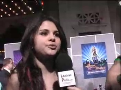 Selena Gomez at the Premiere for Hannah Montana Concert 277