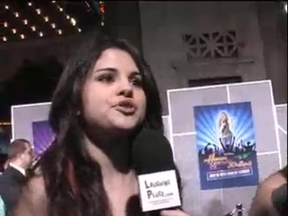 Selena Gomez at the Premiere for Hannah Montana Concert 278