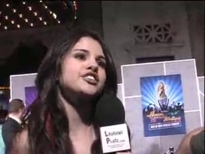 Selena Gomez at the Premiere for Hannah Montana Concert 282