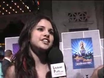 Selena Gomez at the Premiere for Hannah Montana Concert 283