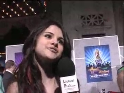 Selena Gomez at the Premiere for Hannah Montana Concert 286