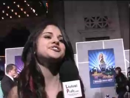 Selena Gomez at the Premiere for Hannah Montana Concert 289