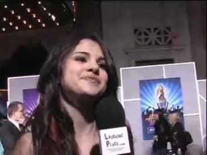 Selena Gomez at the Premiere for Hannah Montana Concert 294