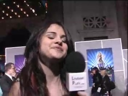 Selena Gomez at the Premiere for Hannah Montana Concert 295