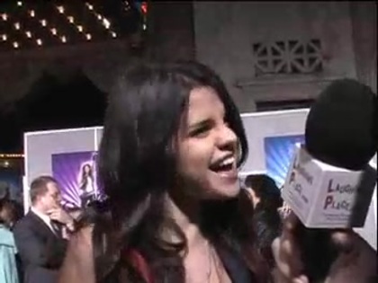 Selena Gomez at the Premiere for Hannah Montana Concert 315