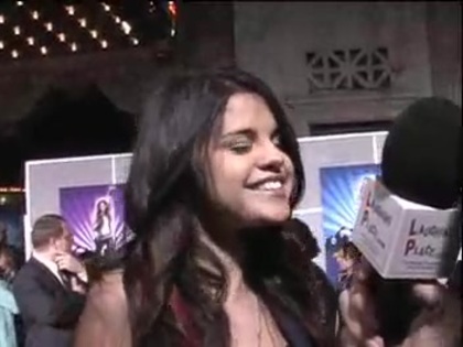 Selena Gomez at the Premiere for Hannah Montana Concert 317