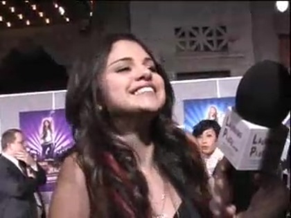 Selena Gomez at the Premiere for Hannah Montana Concert 322