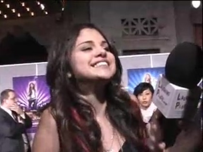 Selena Gomez at the Premiere for Hannah Montana Concert 323