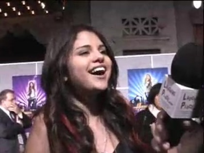 Selena Gomez at the Premiere for Hannah Montana Concert 326