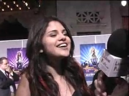 Selena Gomez at the Premiere for Hannah Montana Concert 328