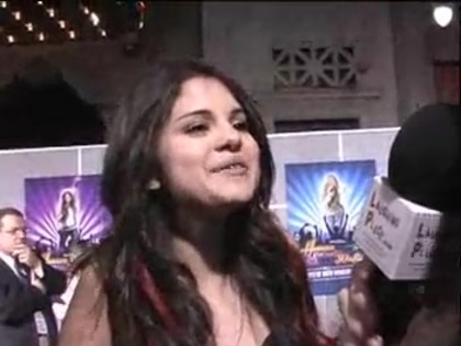 Selena Gomez at the Premiere for Hannah Montana Concert 331