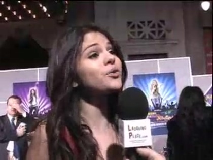 Selena Gomez at the Premiere for Hannah Montana Concert 343