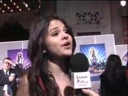 Selena Gomez at the Premiere for Hannah Montana Concert 344