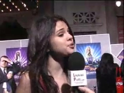 Selena Gomez at the Premiere for Hannah Montana Concert 347