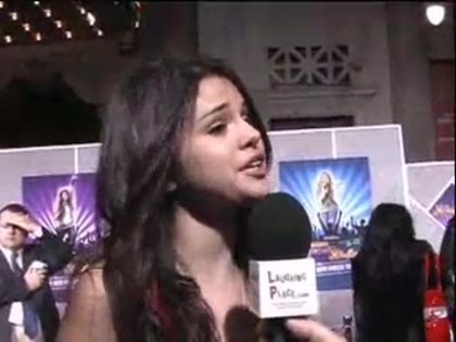 Selena Gomez at the Premiere for Hannah Montana Concert 348